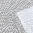 Ver mais imagens de Tapete Sala Quarto Artesanal 2,50 x 3,00m Chevron Cinza Cru Antiderrapante Grande Rústico