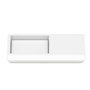 Ver imagem 3 de Cuba de Sobrepor 80CMX38CM com Tampo Skyline Horizon Branco Roca