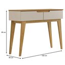 Ver imagem 6 de Home Theater Monza Off White Cinamomo com Aparador para Sala de Estar Ambiente Bellíssima Off White