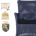 Ver imagem 5 de Jogo Sofá e 2 Poltronas de Área Igapó Alumínio Pintura Preta Corda Náutica Estofado 12 Trama