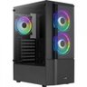 Gabinete Gamer Aerocool Atx Quantum V2 Preto Lateral Vidro - 1