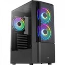 Ver imagem 6 de Gabinete Gamer Aerocool Atx Quantum V2 Preto Lateral Vidro