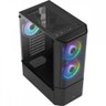 Gabinete Gamer Aerocool Atx Quantum V2 Preto Lateral Vidro - 9