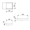 Ver imagem 2 de Cuba de Sobrepor 60cm X 38cm Dash Horizon