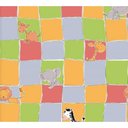 Ver imagem 1 de Papel de Parede Safari Friends Listrado Colorido Sf6219