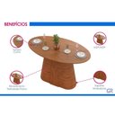 Ver imagem 4 de Mesa Sala Jantar Ryze + 6 Cadeiras Lizy Freijo DJ Móveis