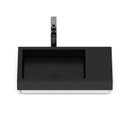 Ver imagem 5 de Cuba de Sobrepor 60x38cm com Tampo Skyline Horizon Preto/Matte Black Roca