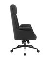 Ver imagem 7 de Kit com 6 Cadeiras Office Diretor com Revestimento Couro e Base em Aço Cromado Valencia Preto