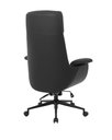 Ver imagem 6 de Kit com 6 Cadeiras Office Diretor com Revestimento Couro e Base em Aço Cromado Valencia Preto