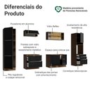 Ver imagem 4 de Armário de Cozinha Completa 320 cm Rustic/Preto Lux Madesa 08