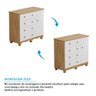 Quarto de Bebê Completo Berço 3 em 1, Guarda-roupa 4 Portas e Cômoda 100% MDF Nina Espresso Móveis - 7