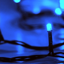 Cordão Luminoso Led Taschibra Pisca Pisca 8 Funções 5m 96 Leds 220V Azul - 1