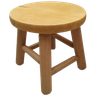 Banqueta/mocho em Madeira de Eucalipto e Pinus Pequeno 24cm - Volnei Dalcin - 1