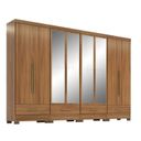 Ver imagem 3 de Quarto Modulado 100% MDF 4 Peças 8 Portas 4 Gavetas com Espelhos Smart Plus Bege/Cinamomo