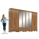 Ver imagem 4 de Quarto Modulado 100% MDF 4 Peças 8 Portas 4 Gavetas com Espelhos Smart Plus Bege/Cinamomo