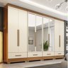 Quarto Modulado 100% MDF 4 Peças 8 Portas 4 Gavetas com Espelhos Smart Plus - 1
