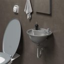 Ver imagem 3 de Lavatório Plástico Prata Kit Instalação 3,8l 36x28cm Astra