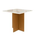 Ver imagem 2 de Mesa de Jantar Quadrada Tampo de Vidro Fidelitá Barcelona 90cm