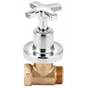 Ver imagem 2 de Acabamento para Registro 1/2"",3/4"",1"" C34 Cromado - Vad205cwb - Esteves Acabamento Registro 1/2",