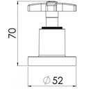Ver imagem 3 de Acabamento para Registro 1/2"",3/4"",1"" C34 Cromado - Vad205cwb - Esteves Acabamento Registro 1/2",