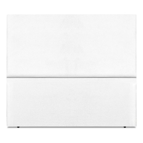 Cabeceira Cama Box Organica Casal 140cm Luna Suede C/frame Branco