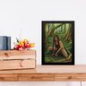 Quadro Decorativo Comadre Fulozinha 24x18cm:moldura Preta - 1