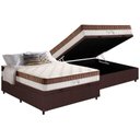 Ver imagem 1 de Cama Box Baú Casal: Colchão Molas Anjos MasterPocket Ensacadas King Best + Base CRC Courano Brown(13
