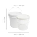 Ver imagem 2 de Balde com Alça para sorvete profissional Transp 3.2L -5 Pçs
