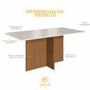 Ver imagem 4 de Mesa de Jantar Retangular Tampo de Madeira Fidelitá Itália 170cm