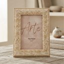 Ver imagem 2 de Porta Retrato Estilo Boho 10x15 cm com Detalhes em Madeira