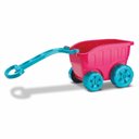 Ver imagem 2 de Carrinho de Praia Infantil - Diver Praia - Carriola com Acessórios - Rosa - Divertoys