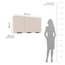 Ver imagem 6 de Cozinha Completa 4 Peças 224,5cm x 240cm Amara Bege/Branco/Creme