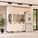 Ver imagem 1 de Cozinha Completa 4 Peças 224,5cm x 240cm Amara Bege/Branco/Creme