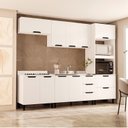 Ver imagem 1 de Cozinha Completa 5 Peças 224,5CMX270CM Amara Branco