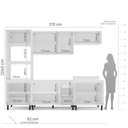 Ver imagem 3 de Cozinha Completa 5 Peças 224,5cmx270cm Meena