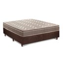 Ver imagem 1 de Cama Box Casal: Colchão Ortopédico Paropas D33/EP Confort Ultra Firme + Base CRC Fantasy Brown(138x1