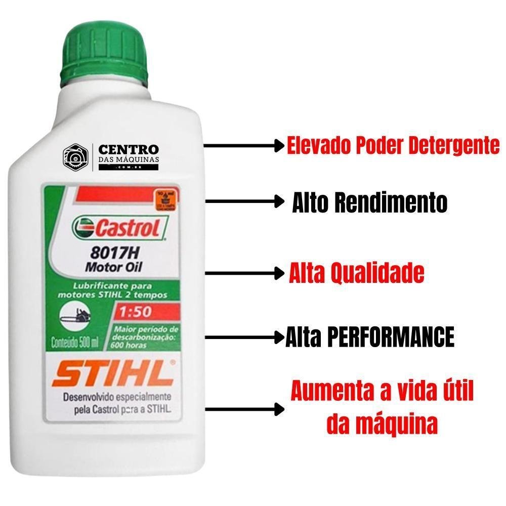 Roçadeira Vulcan Vr520h 2t 52cc C/ Óleo 2t Stihl Castrol - 10