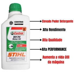 Roçadeira Vulcan Vr520h 2t 52cc C/ Óleo 2t Stihl Castrol - 10