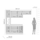 Ver imagem 3 de Cozinha Completa 4 Peças 224,5cm X 240cm Meena