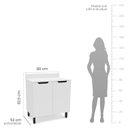 Ver imagem 6 de Cozinha Completa 5 Peças 224,5CMX270CM Meena Branco