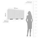 Ver mais imagens de Cozinha Completa 5 Peças 224,5CMX270CM Meena Branco