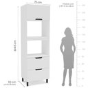 Ver imagem 5 de Cozinha Completa 5 Peças 224,5CMX270CM Meena Branco