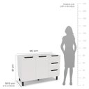 Ver imagem 7 de Cozinha Completa 5 Peças 224,5CMX270CM Meena Branco