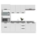 Ver imagem 2 de Cozinha Completa 5 Peças 224,5CMX270CM Meena Branco