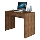 Ver imagem 3 de Mesa Escrivaninha 1 Gaveta Home Office Nogal - Panorama Móveis