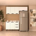 Ver imagem 1 de Cozinha Completa 3 Peças 224,5x200cm Meena Branco
