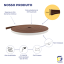 Ver imagem 3 de Boiserie Moldura Eva Autocolante Terra 2,5cmx8mm 15 Metros - Marrom