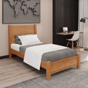 Ver imagem 2 de Cama Solteiro Pérola 100% MDF Mais Móveis - Cinamomo