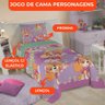 Jogo de Cama Infantil Lepper Patrulha Canina Menina Solteiro 3 Peças Microfibra Lilás - 3
