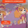 Jogo de Cama Infantil Lepper Patrulha Canina Menina Solteiro 3 Peças Microfibra Lilás - 7